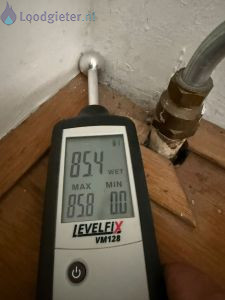 Vochtmeter lekdetectie