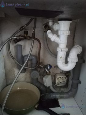 Verstopping gootsteen keuken