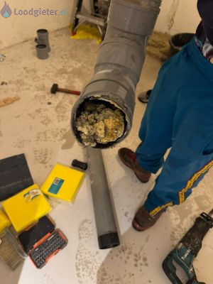 riolering vestopt met vet