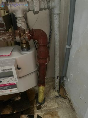 Stalen gasleiding