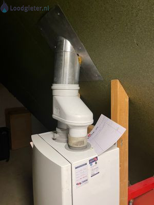 Nieuwe rookgassafvoer