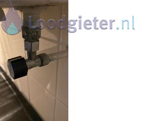 Loodgieter Lekkend hoekstopkraantje Lekkage hoekstopkraantje staand toilet