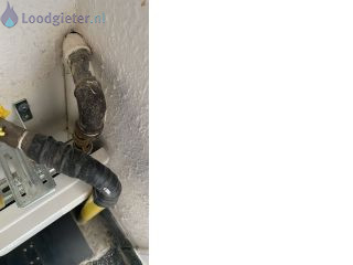 Loodgieter stalen gasleiding Dikwandig stalen gasleiding lekt