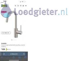 Loodgieter Haarlem Keukenkraan vervangen