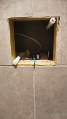 Loodgieter Made Inbouw toilet.