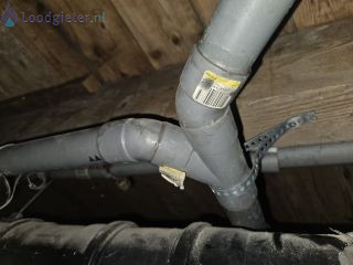 Loodgieter Verstopping verstopte leiding onder het huis