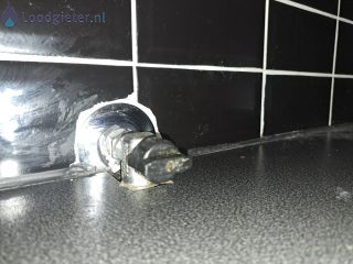 Loodgieter Gasleiding afdoppen kraantje afdoppen
