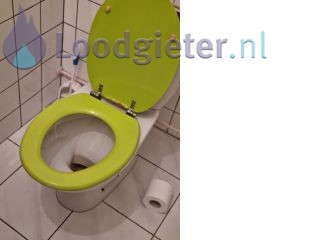 Loodgieter Amersfoort Staand toilet vervangen voor een duoblok toilet