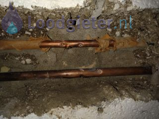 Loodgieter Waterleiding doorboord Waterleiding doorboord