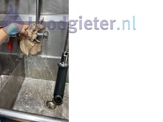 Loodgieter Groningen Draaiknop horeca kraan afgebroken