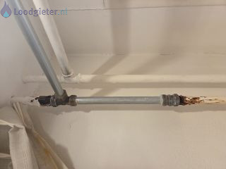 Loodgieter Cv leiding verroest Cv leiding is verroest