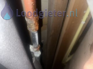 Loodgieter Cv leiding verroest Cv-leiding vervangen