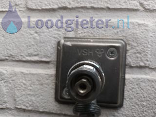 Loodgieter Lekkage buitenkraan Lekkage VSH vorstvrije buitenkraan