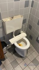 Loodgieter Groningen Stortbak van staand toilet vervangen