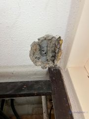 Loodgieter Hoofddorp Gasleiding geraakt in het plafond