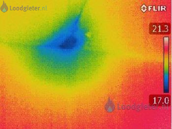 Thermobeeld koudwaterleiding lekdetectie