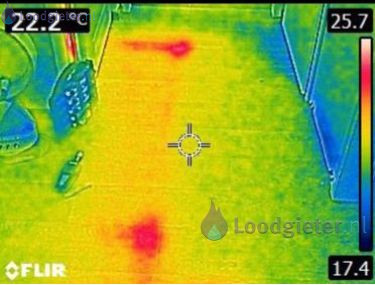 Lekdetectie warmtebeeldcamera