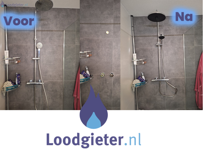 Doucheset vervangen loodgieter