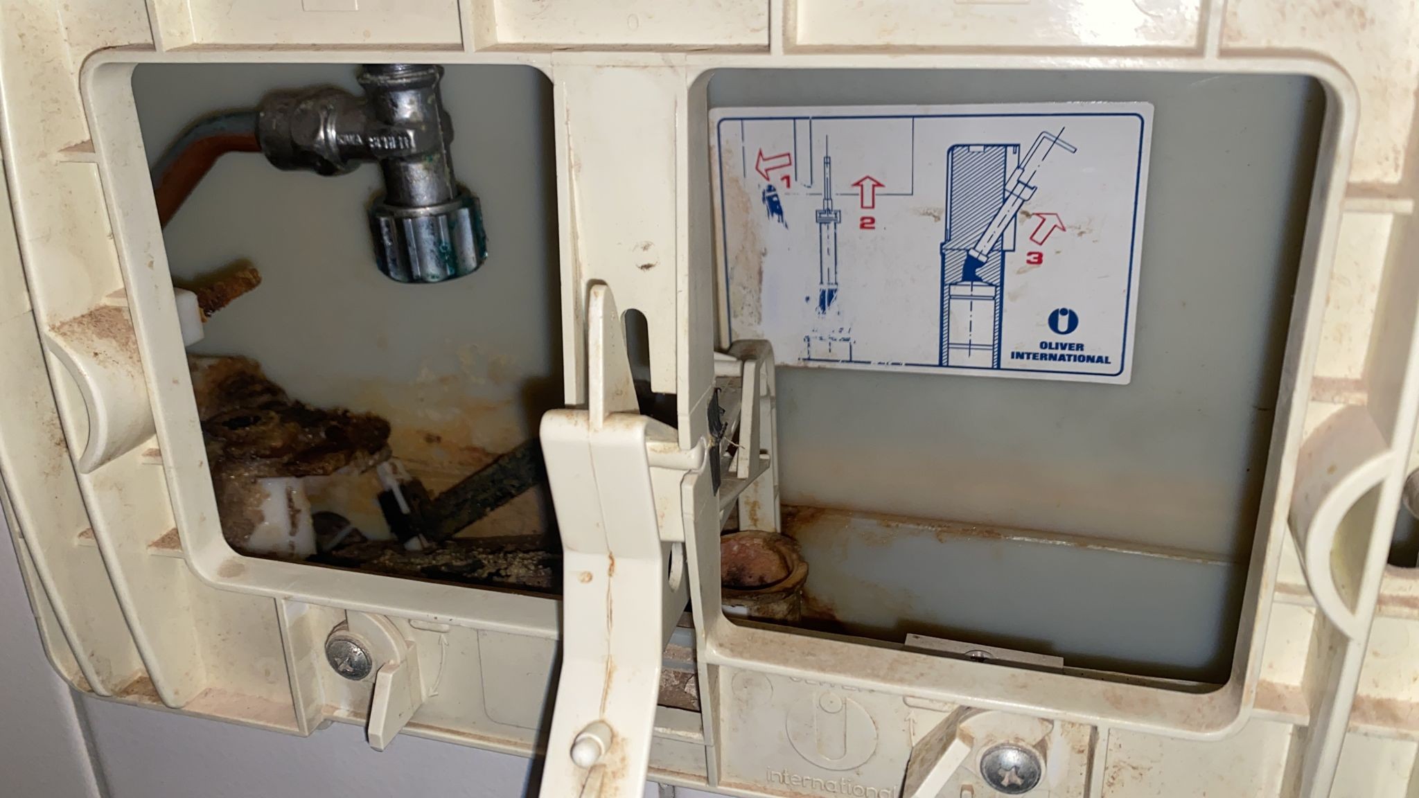 opening inbouwreservoir toilet