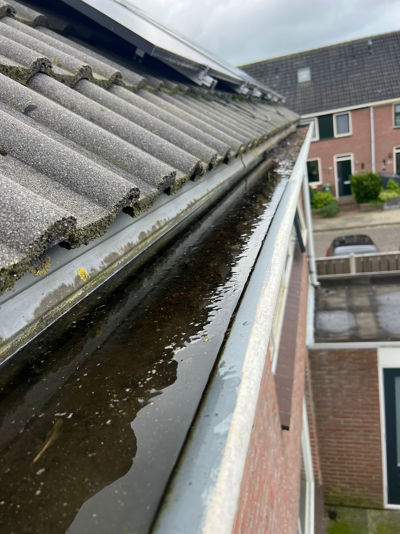 Lekkage zinken dakgoot