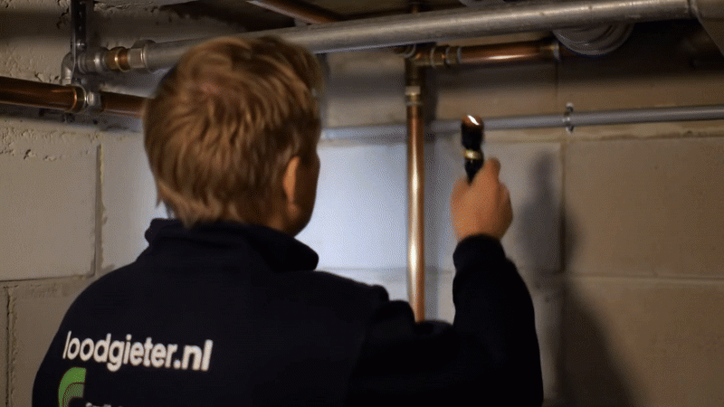 Visuele inspectie waterleiding