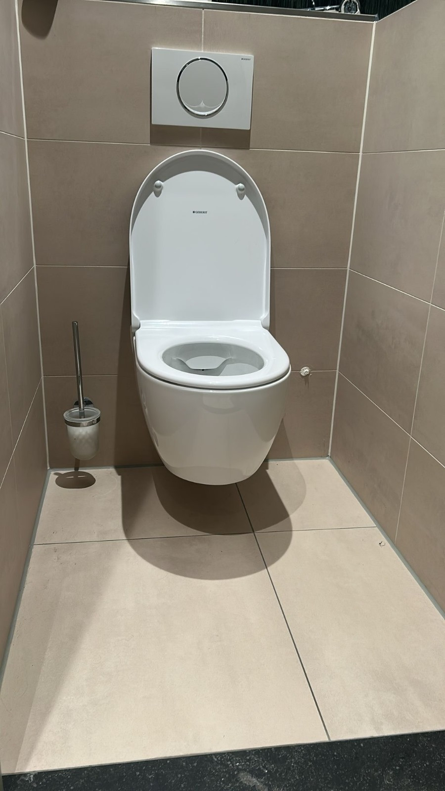 Lekkage hangend toilet