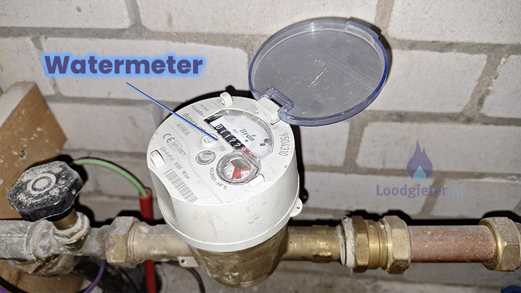 Loopt de teller van de watermeter door