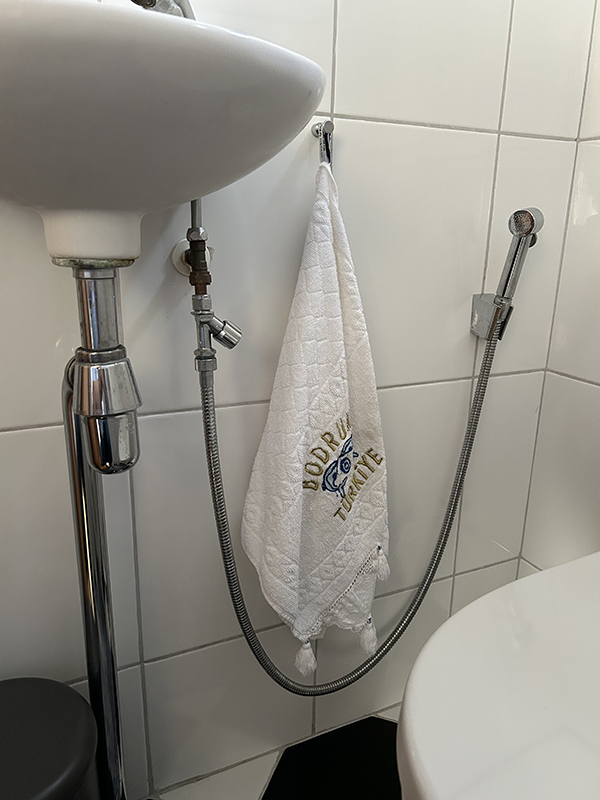 WC douche aansluiting wastafel